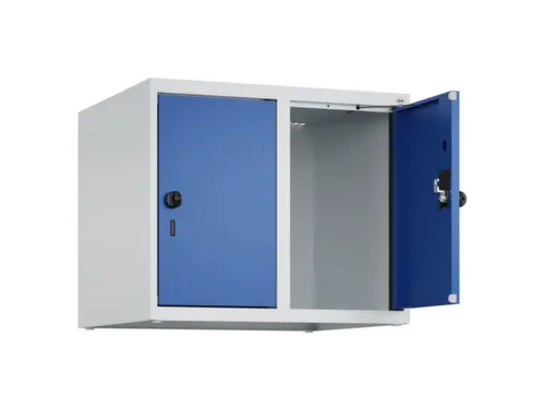 opzetkast,v. locker,2vak.,vak B 300mm,HxBxD 500x600x500mm,draaigrendel