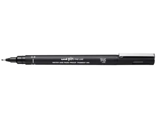 Fineliner Uni-ball PIN 09 Fineliner 0,9mm Zwart - 3