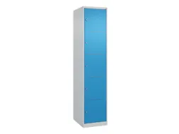 lockerkast,HxBxD 1850x400x500mm,1x5vakken,vak B 400mm,cil.-slot