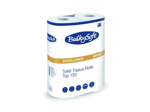 Toiletpapier BulkySoft Excellence 4-Laags Wit 6x150 vel 66400