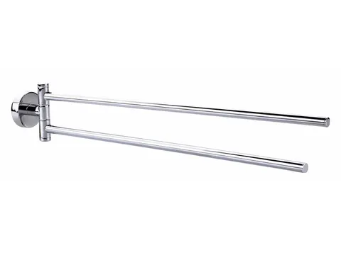 Handdoekhouder Tesa Smooz 40317 Chroom zelfklevend met 2 armen