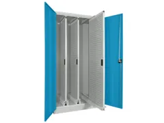 verticale kast cil.slot HxBxD 1950x1000x600mm RAL7035 front RAL5012