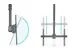 Universele Tv Plafondsteun 37-70 Inch Zwart
