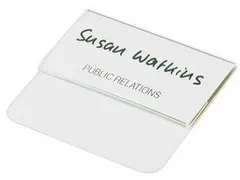 Badge Durable met insteektong 40x75mm