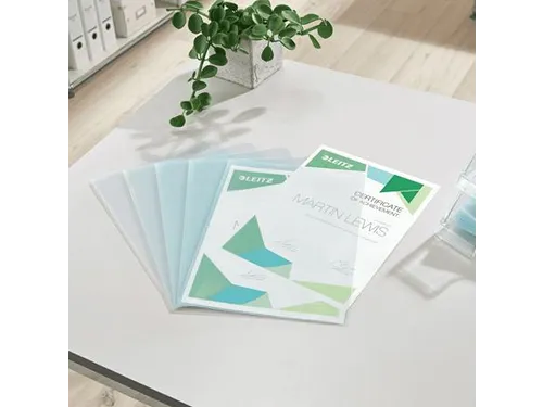 L-map Leitz 4153 premium A4 0.15mm PVC glashelder