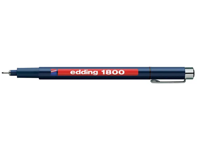 Fineliner Edding 1800 noir 0,25mm