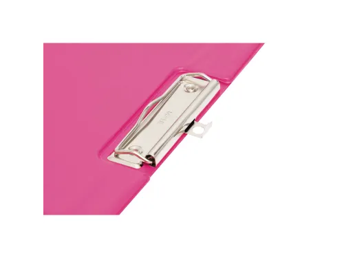 Klembordmap MAUL A4 staand met penlus PVC neon roze