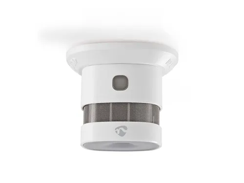 Rookmelder Nedis Zigbee 3.0 Wifi 10 jaar wit