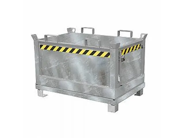 klapbodemcontainer,HxLxB 860x800x1200mm,0,5m³,hijsogen,vorksloffen