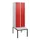 locker met bank,HxBxD 1950x600x815mm,2vak,vak B 300mm,cil.-slot
