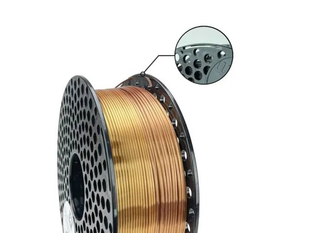 Azurefilm PLA Silk 3D filament 1,75mm Rainbow Amber 1kg