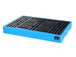 Platte Bodemopvangbak Opvangvolume 150l Pe 150x 1260x 860mm Pe-Pallet