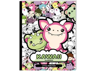 Kleurboek Kawaii Little Monsters - 1