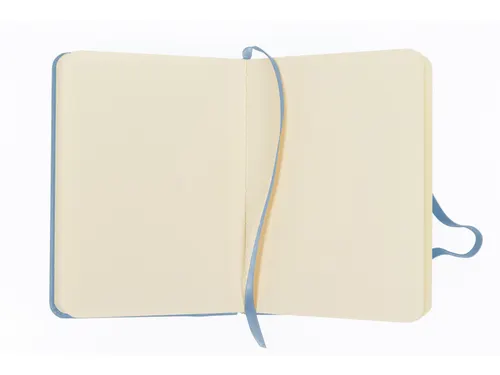 Schetsboek Kangaro A6 sky blue PU HC 80 vel 140gr roomwit met elastiek