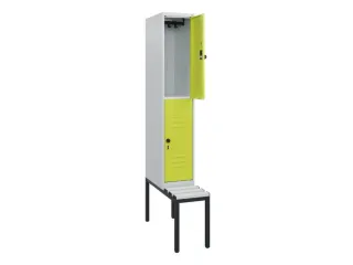 Dubbeldekse dekenkist,HxBxD 1950x300x815mm,1x2vak.,vak B 300mm - 2