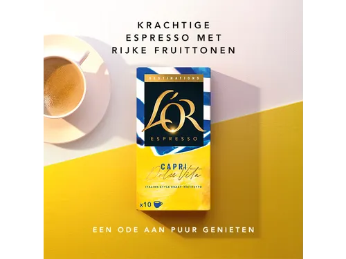 L'Or Destinations koffiecapsules Capri Dolce Vita 12/13 10 stuks