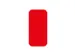 plaksymbool,rechthoek,markering HxB 150x50mm,polycarbonaat,rood