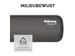 Polssteun Fellowes Breyta palm zwart 6x18cm
