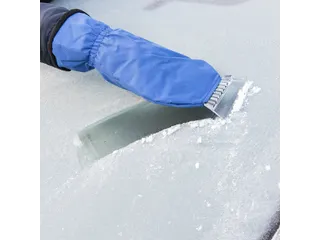 IJskrabber ProPlus met fleece handschoen assorti - 6