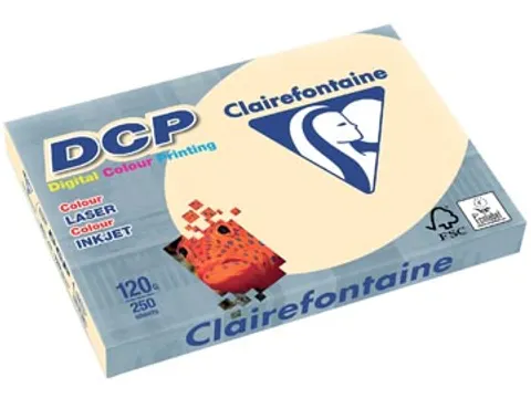 Dcp Presentatiepapier A4, 120 Gram, Ivoor, Pak Van 250 Vel