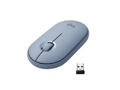 Logitech Pebble M350 Muis Blauw Grijs