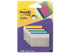 Indextabs Post-it 686F1 38x50.8mm strong recht assorti 24 tabs
