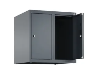 opzetkast,v. locker,2vak.,vak B 250mm,HxBxD 500x500x500mm,vleugeldeur - 2