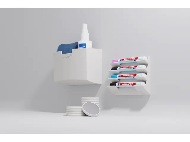 MATTE Glasbord accessoirehouder magnetisch Warm Grey