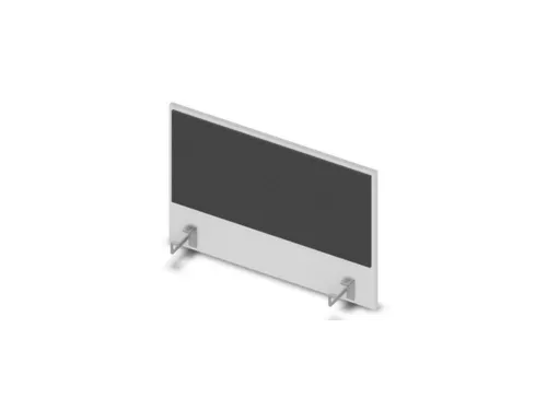 opzetpaneel bureau aanbouw zijkant Bl-wit BN8010-antraciet 800mm