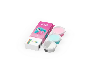 Hey Clay Klei set Rainbow Unicorns Cloudy Eenhoorn 3 delen - 1