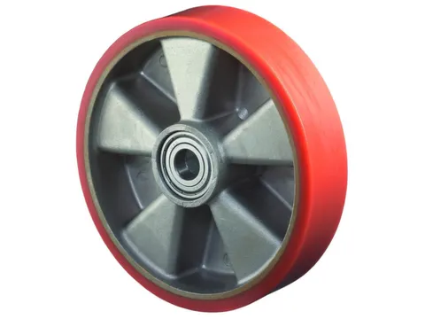 Wiel 200kg Øxb 100x40mm Gegoten Pu Aluminium Velg