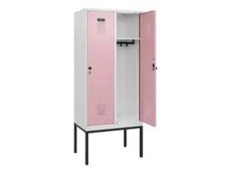 schoollocker,HxBxD 1950x800x500mm,2vak,vak B 400mm,draaigrendel