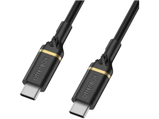 OtterBox Standaard Datatransferkabel USB-C naar USB-C 1m zwart - 1