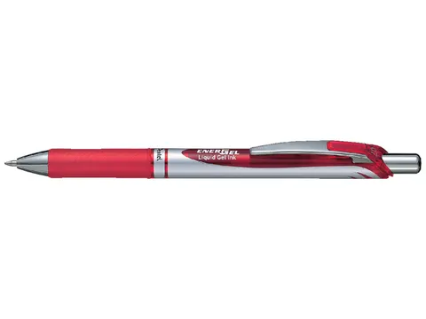 Gelschrijver Pentel Energel BL77 rood 0.4mm