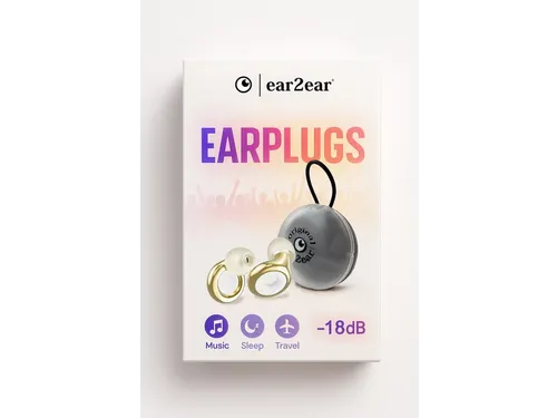 Earplug ear2ear 18dB goud