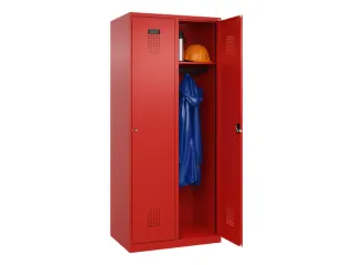 locker,HxBxD 1850x800x500mm,2vak,vak B 400mm,cil.-slot,staand op vloer - 1