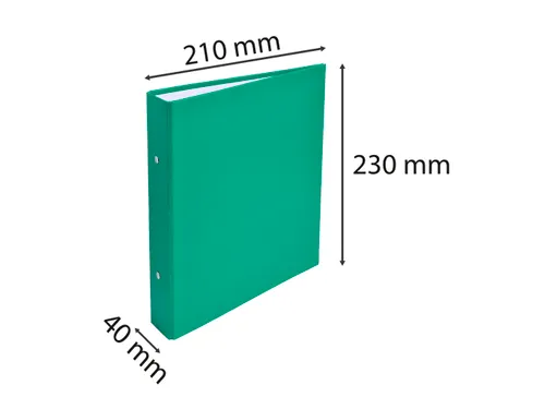 Ringmap PP A5 2R 30mm groen