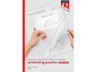 Lamineerhoes Quantore A5 154x216mm 2x125 micron Glanzend 100stuks - 1