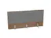 panneau de rehausse,p. table de bureau,NT-cerise,BN8078-gris