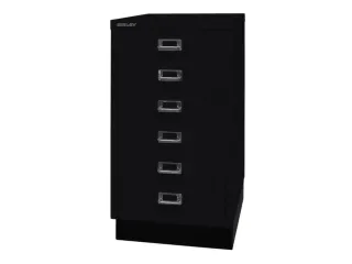kantoor-ladekast HxBxD 670x349x432mm 6 laden romp + front zwart staal - 4