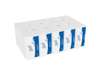 Scott 6617 Essential Vouwhanddoek klein 1-laags wit 15x340 stuks - 2