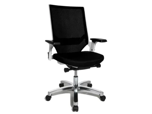 Bureaustoel Zwart Zitting H X B X D 420-550X 480X 460Mm Synchroonmecha