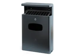 Buitenafvalbak Met Afdak Antraciet 16 Liter