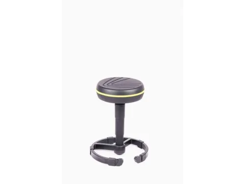 draaibare kruk,zitting HxØ 395-520x330mm,PU-schuim-ronde zitting zwar