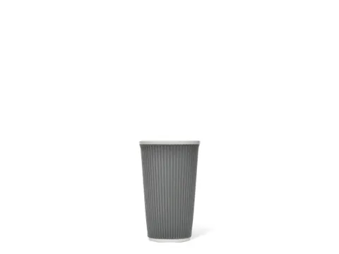 Beker porselein Les Artistes Paris 450ml met siliconen grip Grijs