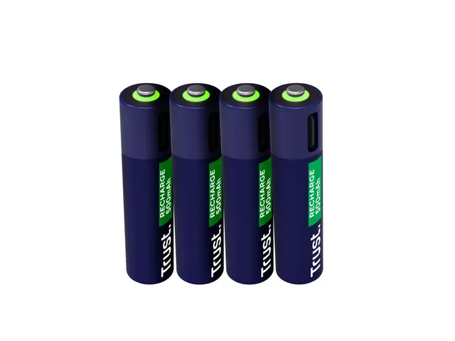 Batterij Trust USB-C oplaadbaar AAA 4 stuks