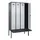 locker met bank,voor scheiding van kleding,HxBxD 2120x1200x815mm,4vak