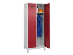 locker,HxBxD 1950x800x500mm,2vak,vak B 400mm,cil.-slot,voeten