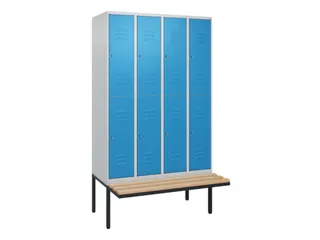 Dubbeldekse dekenkist,HxBxD 2120x1200x815mm,4x2vak.,vak B 300mm - 1