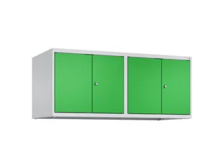 opzetkast,v. locker voor scheiding van kleding,4vak.,vak B 300mm - 2